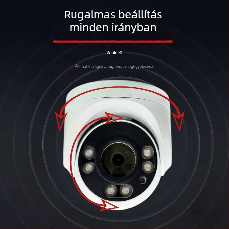 USB felügyeleti kamera mindent egyben TF-kártya bemenettel, HD 720p, félgömb alakú kialakítás ingatlanok megfigyeléséhez