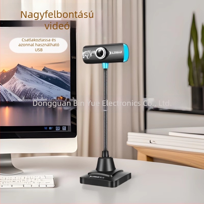 Octavia USB webkamera beépített mikrofonnal, felbontás 640x480, 30 FPS, USB 2.0