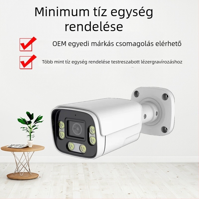 Loosacam Spot 4K PoE IP Bullet Kamera, Kültéri 4 MP Megfigyelő Kamera