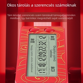 LXD58 ABS Számkiválasztó Gép Nagy Lottóhoz és Double Color Ballhoz véletlenszerű sorsolással