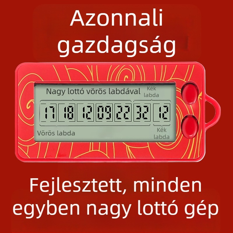 LXD58 ABS Számkiválasztó Gép Nagy Lottóhoz és Double Color Ballhoz véletlenszerű sorsolással