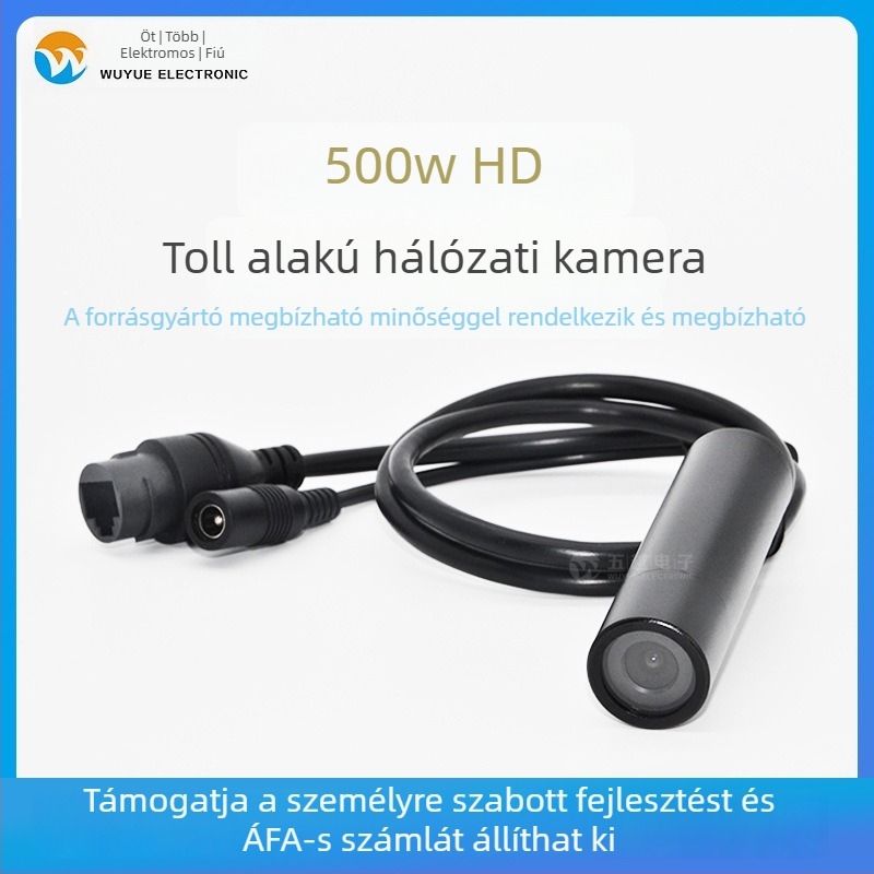 5MP HD hálózati kamera, tolltartó kamera, ultra-éles belső megfigyelés