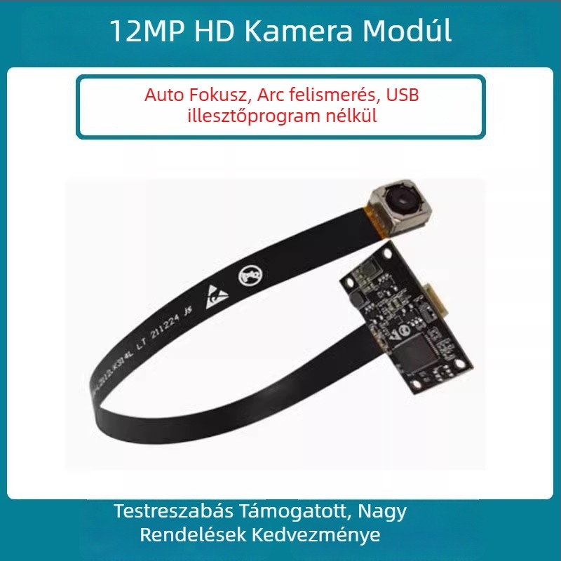 12MP autofókuszos USB kamera-modul, 4K (3840x2160), 30FPS