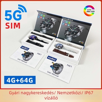 Okosóra SIM-kártya-nyílással, előre néző kamerával, GPS-szel, videóhívásokkal, Android-kompatibilis