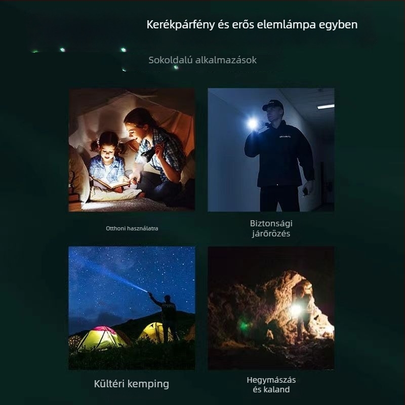 LED kerékpár első lámpa – ultra fényes, újratölthető, beltéri és kültéri használatra