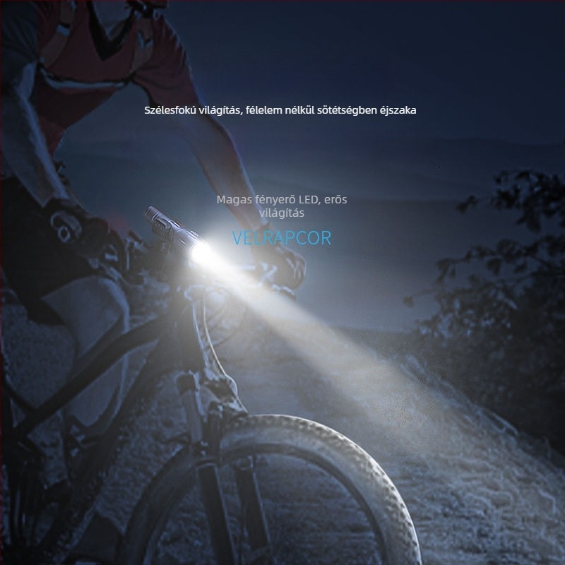 LED kerékpár első lámpa – ultra fényes, újratölthető, beltéri és kültéri használatra