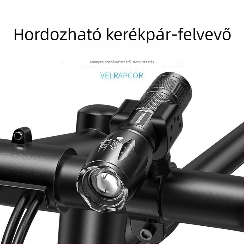 LED kerékpár első lámpa – ultra fényes, újratölthető, beltéri és kültéri használatra