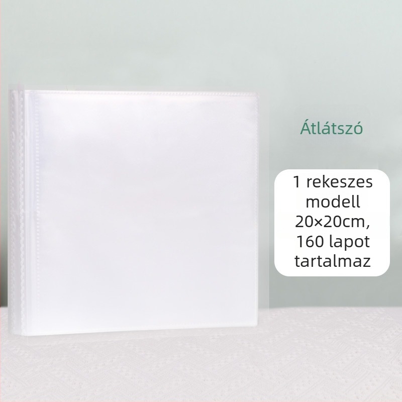 Olajpasztell tárolóalbum – levehető oldalú portfólió rajzokhoz