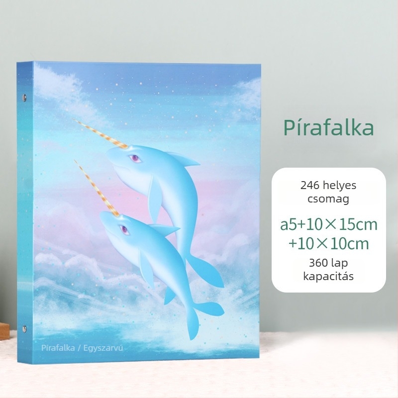 Olajpasztell tárolóalbum – levehető oldalú portfólió rajzokhoz