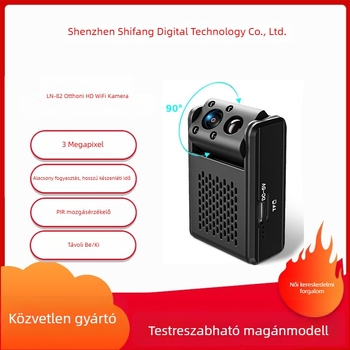 IP kamera 3MP, Wi‑Fi, mozgásérzékelés, beltéri és kültéri használatra, 5V tápegység