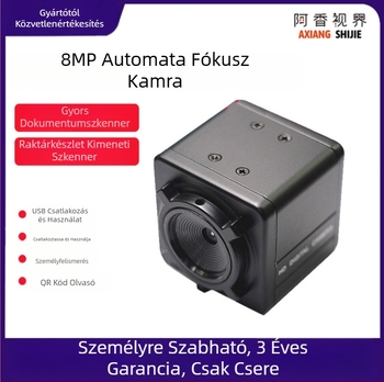 Asztali USB-kamera autofókusszal, 5 MP érzékelő, 2592x1944 felbontás, 15 FPS, USB 2.0