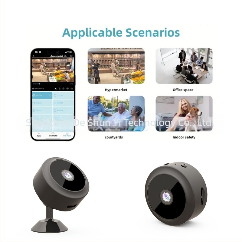 IP kamera vezeték nélküli WiFi babamonitor, 3MP/2K, lencse 2.4mm, beltéri használat, éjjellátás, 5.5V tápegység