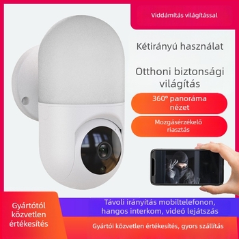 WiFi hálózati kamera 1080p, 2MP CMOS, 3.6mm széles látószögű objektív, beltéri használatra