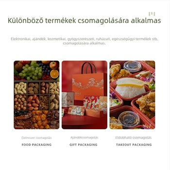 Nyomtatott vákuumos élelmiszer csomagoló tasakok, egyedi színű dobozok és logóval ellátott szállítási zacskók