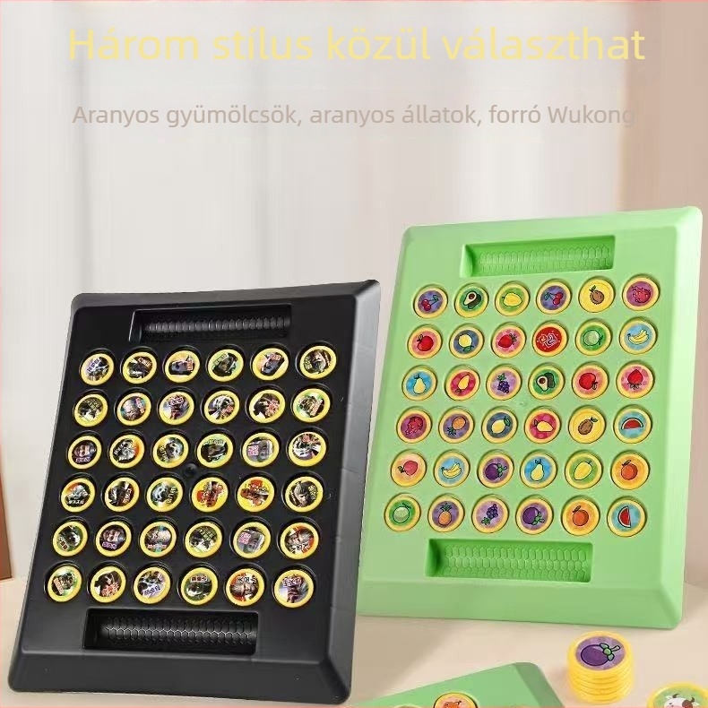 Két játékos részvételével zajló logikai puzzle, extrahatalmas flip-tábla, oktató gondolkodási és logikai gyakorlás, hordozható digitális kiadás