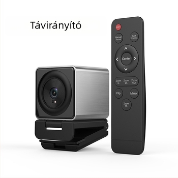 USB-kamera 4K videokonferenciákhoz, 30fps, USB 2.0, automata fókusz, beépített mikrofon
