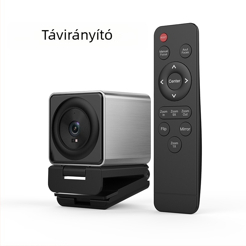 USB-kamera 4K videokonferenciákhoz, 30fps, USB 2.0, automata fókusz, beépített mikrofon