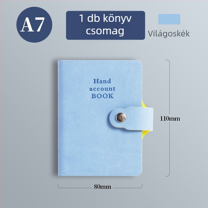 Notesz műbőr borítóval, drótos kötés, Dowling papír, 80 g, 100 oldal