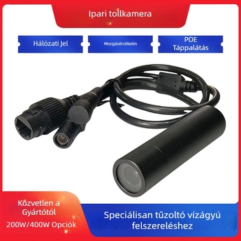 Ipari PoE IP-kamera ONVIF protokollal, tolltartó dizájn, 4MP