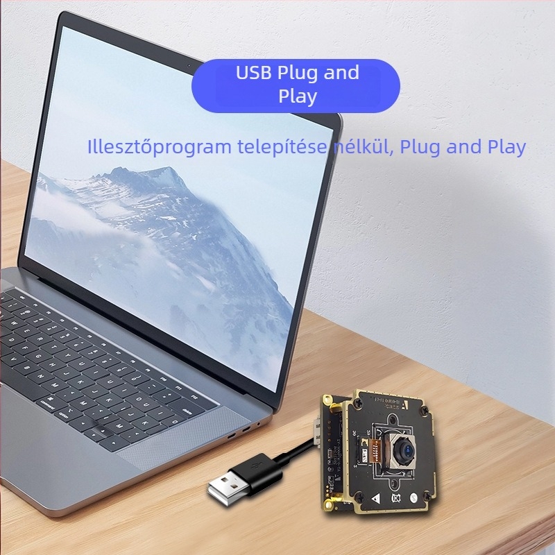 Ipari USB kamera modul, 48 MP szenzor, 8000×6000 felbontás, 30 FPS, USB 2.0, autofókusz