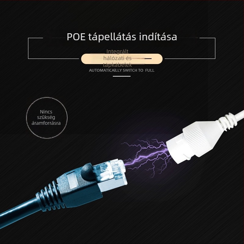 Hikvision protokoll gömbkamera IP PoE, teljes színű IR, széles látószög lifthez