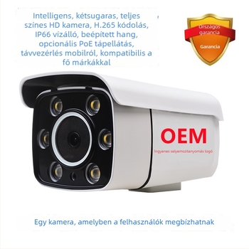 Kültéri HD hálózati kamera intelligens figyelmeztetéssel a magasságból dobott tárgyak észlelésére