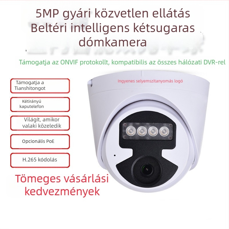 Kültéri HD hálózati kamera intelligens figyelmeztetéssel a magasságból dobott tárgyak észlelésére