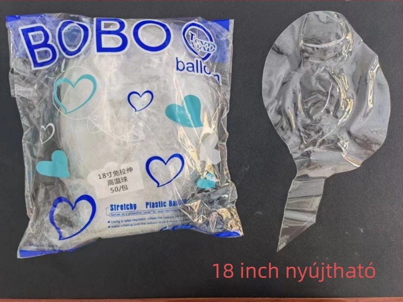Lufi, TPU anyag, lateks lufi, kerek forma, logó nélküli (TPU anyag, lateks lufi, kerek forma, logó nélküli)