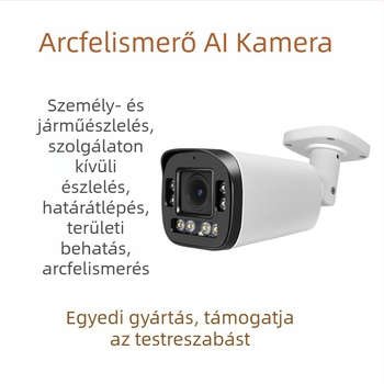 IP kamera 5x zoom-mal és AI arcfelismeréssel, PoE (IR távolság 30; Működési hőmérséklet -10–60°C; Fém váz; Beltéri/kültéri használat)