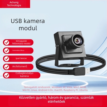 Kültéri USB biztonsági kamera, 5 MP szenzor, 1280x720 felbontás, 30 FPS, illesztőprogram nélkül
