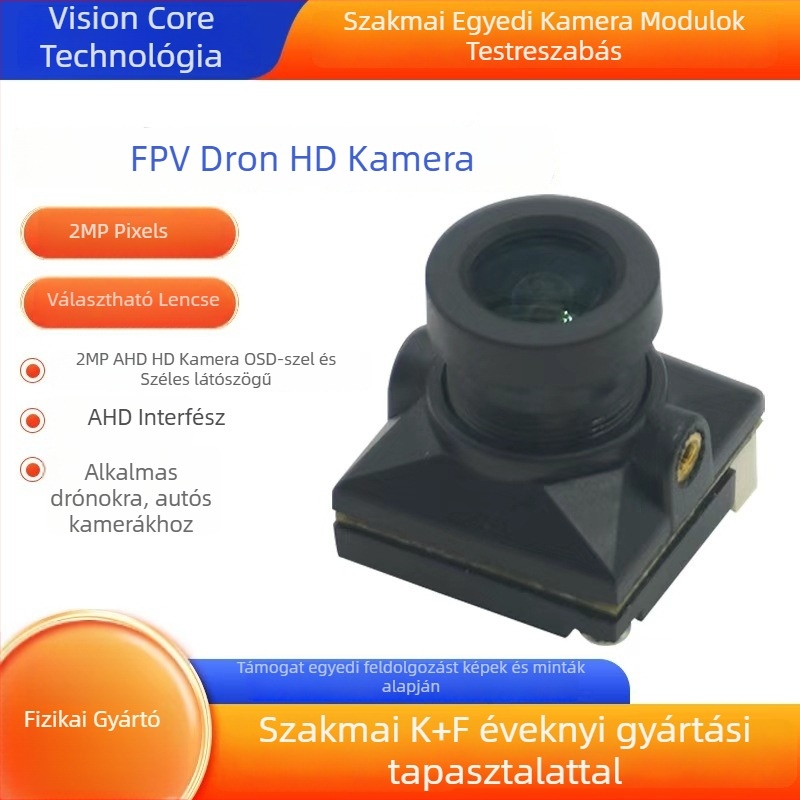 FPV kamera modul – 2 MP szenzor, 1280x720 felbontás, 60fps, USB 2.0, éjszakai látás