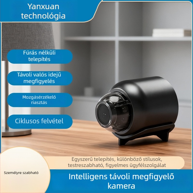 Belső X5 intelligens kamera, 1080p, 3,6 mm objektív, éjjellátás 10–30 m, riasztás és értesítések mobilalkalmazáson keresztül