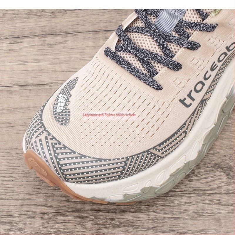 Trail running cipő – ultra könnyű, lélegző, csúszásmentes és ütéscsillapító; felsőrész hálószövet, EVA középtalp, kopásálló gumi külső talp