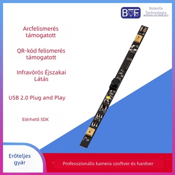GC2145 USB illesztőprogram-mentes kamera modul, 2MP szenzor, 1600x1200 felbontás, 30FPS, autofókusz