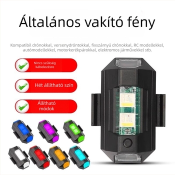 Motorkerékpár strobo lámpa univerzális kompatibilitással és pilótalámpával