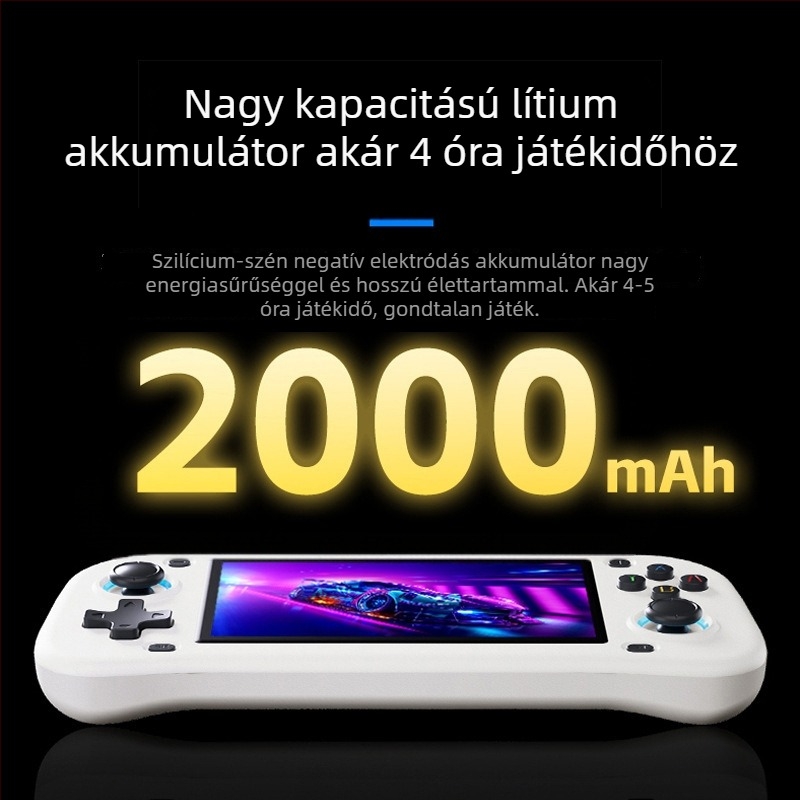 G28 hordozható játékkonzol nyílt forráskódú PSP-játékokkal, hordozható klasszikus retro arcade, 64GB memória, Android