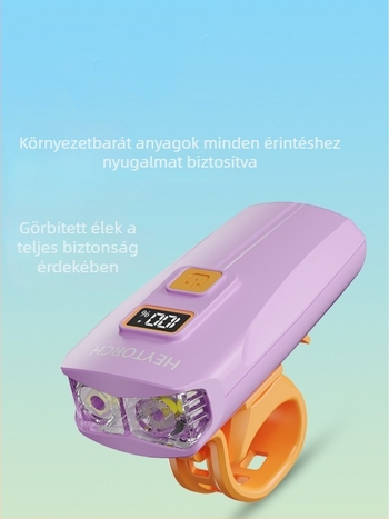 Elülső kerékpár lámpa éjszakai tekeréshez, ultra-fényes, hegyikerékpárhoz és országúti kerékpárokhoz, gyerekeknek és diákoknak