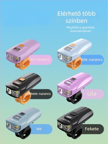 Elülső kerékpár lámpa éjszakai tekeréshez, ultra-fényes, hegyikerékpárhoz és országúti kerékpárokhoz, gyerekeknek és diákoknak