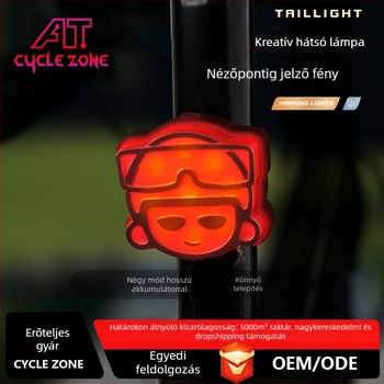 Kerékpár hátsó lámpa, CYCLE ZONE, 12V, kapcsoló típusa: Egyéb