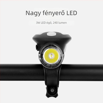 Bengguo kerékpár elülső lámpa, napelemes USB töltéssel, hegyi kerékpárokhoz, nagy fényerő