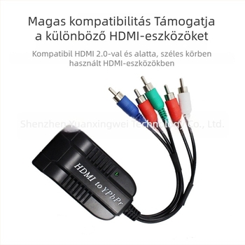 HDMI→YPbPr konverter R/L hanggal, 1080p, OEM feldolgozás
