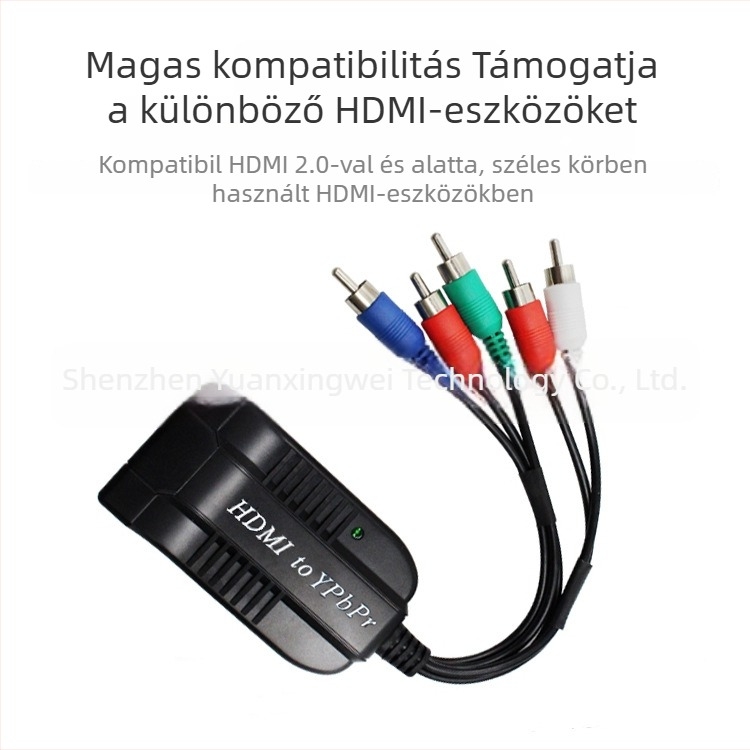 HDMI→YPbPr konverter R/L hanggal, 1080p, OEM feldolgozás