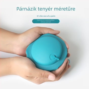Utazási felfújható U-alakú nyakpárna – repülőre, hordozható, modern minimalista stílus; Anyag: flocking; Súly legfeljebb 0,5 kg; Felnőtteknek; Töltet: nincs