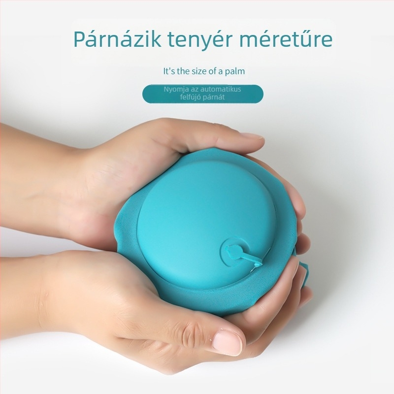 Utazási felfújható U-alakú nyakpárna – repülőre, hordozható, modern minimalista stílus; Anyag: flocking; Súly legfeljebb 0,5 kg; Felnőtteknek; Töltet: nincs