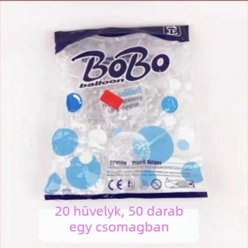 Latex ballon, Wave Ball, kerek, logó nélküli nyomtatás, IP-engedély nélkül