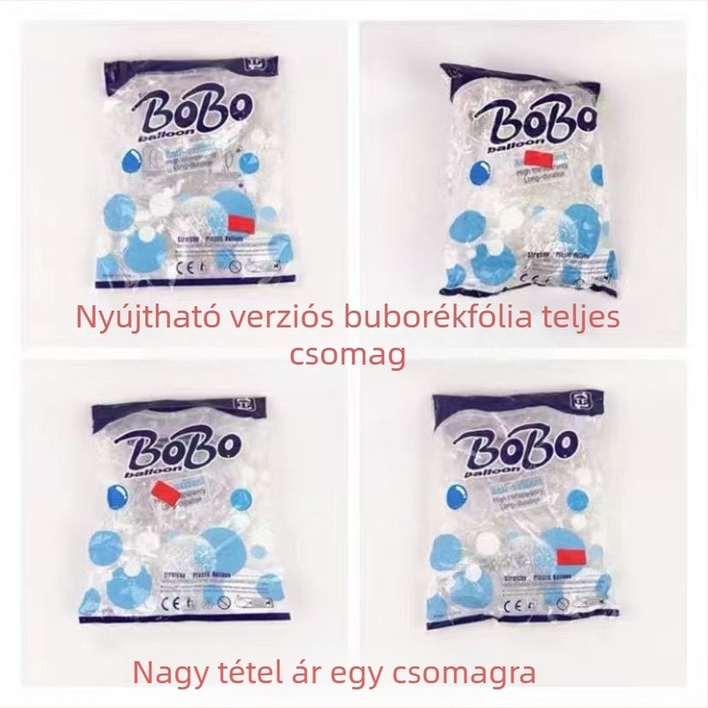Latex ballon, Wave Ball, kerek, logó nélküli nyomtatás, IP-engedély nélkül