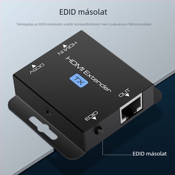 HDMI extender EX701, 60m RJ45, 1080P, kapcsoló/elosztó