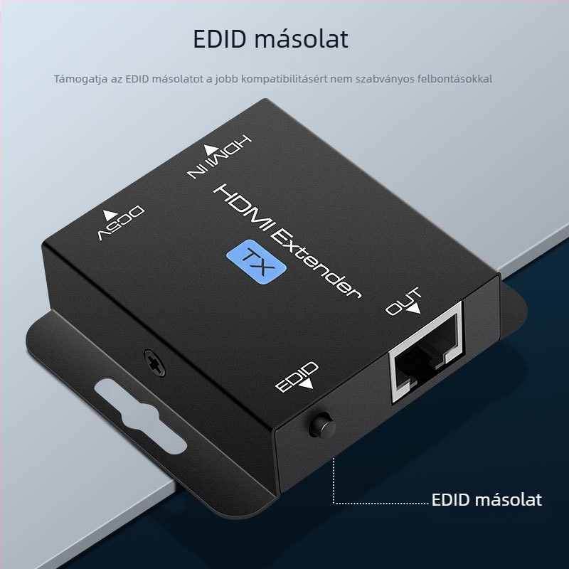 HDMI extender EX701, 60m RJ45, 1080P, kapcsoló/elosztó