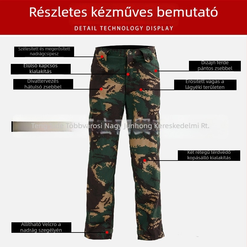 Hiteles 3535-ös vadászati álcázó kiképző egyenruha kültéren — prémium katonai munkaruha