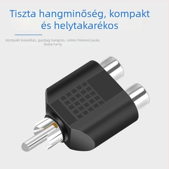 Lotus adapter: egytől kettőig, Lotus férfi a két RCA női csatlakozóhoz, márka Neutral